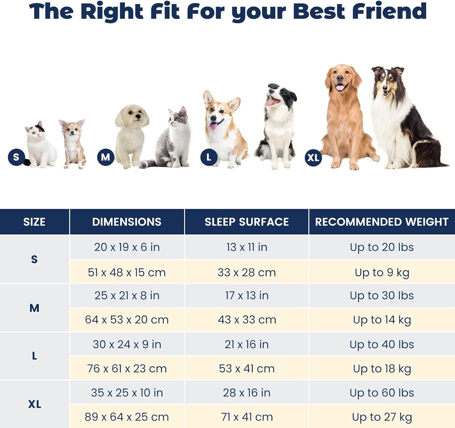 Cat Bed for Indoor Cats Washable Removable Cover - Small Pet Bed with Side Square Dog Bed Rectangle Soft Puppy Bed Bolster Cuddle Kitten Bed with Wall Slip-Resistant Bottom, Brown 20 Inch