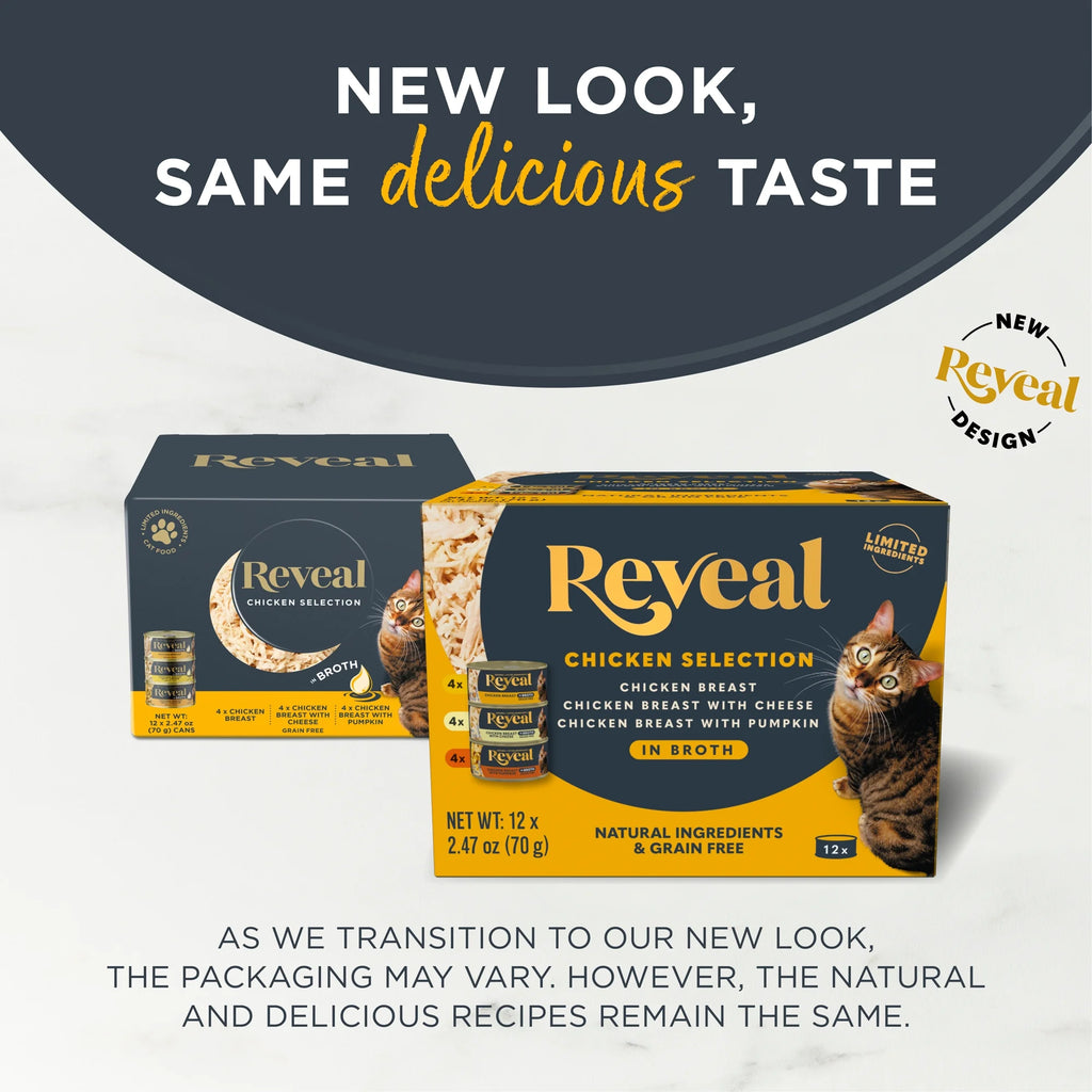 , Natural Wet Cat Food, Chicken in Broth Variety Pack, 2.47 Oz Cans