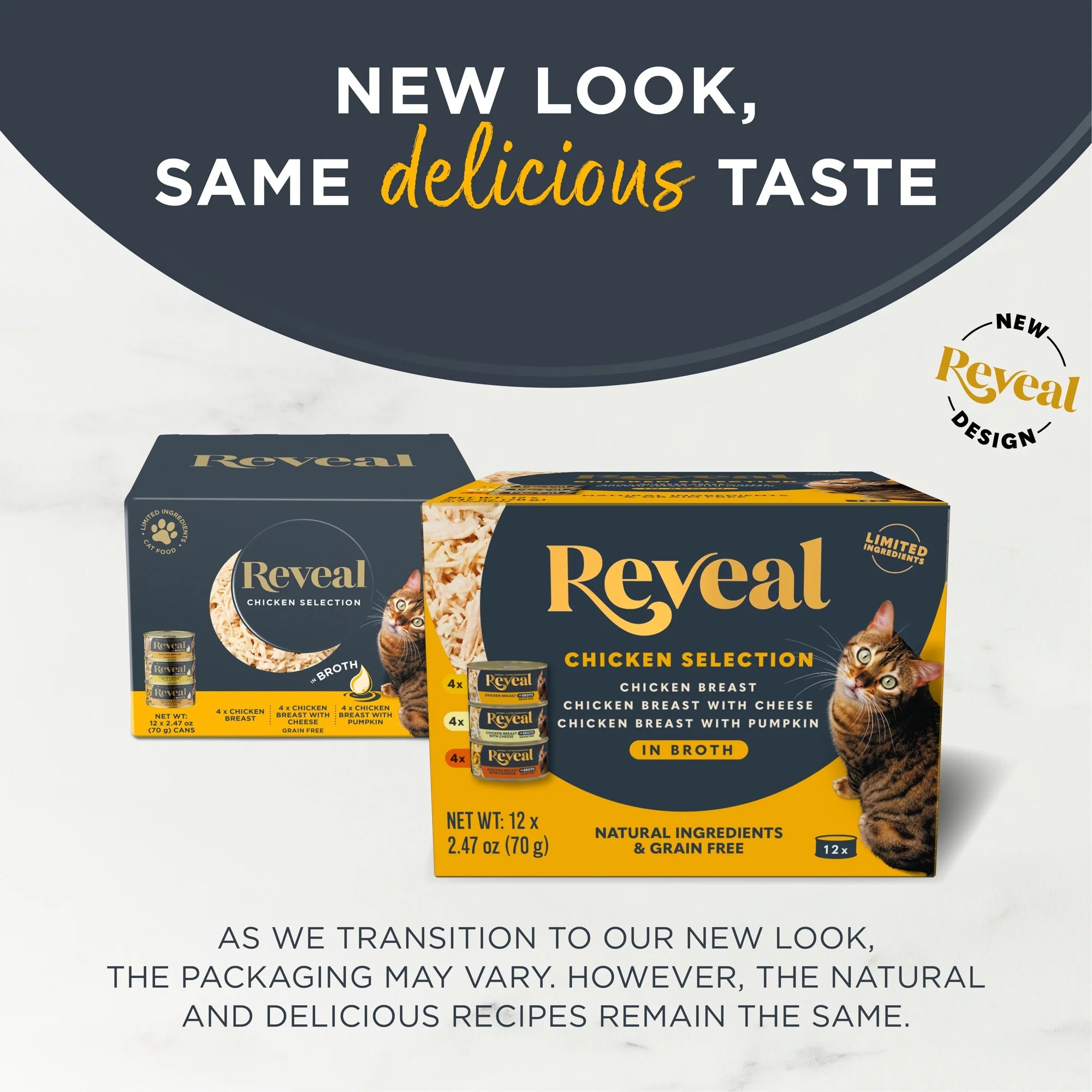 , Natural Wet Cat Food, Chicken in Broth Variety Pack, 2.47 Oz Cans