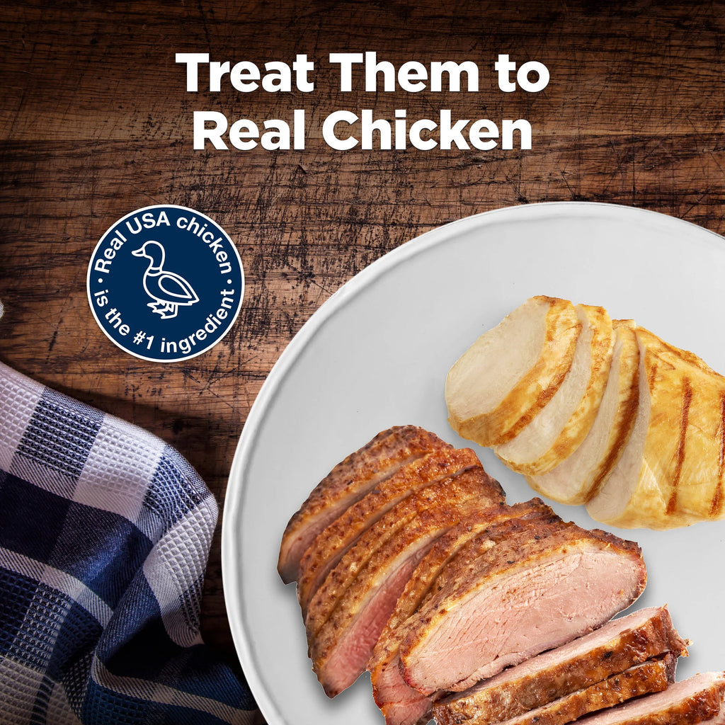 Nudges Jerky Cuts Dog Treats Made with Real Chicken & Duck, 36-Oz. Bag