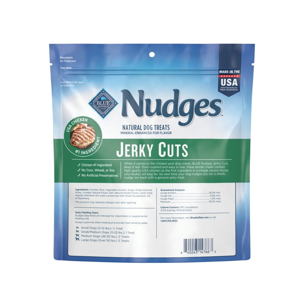 Nudges Jerky Cuts Dog Treats, Chicken, 16-Oz. Bag