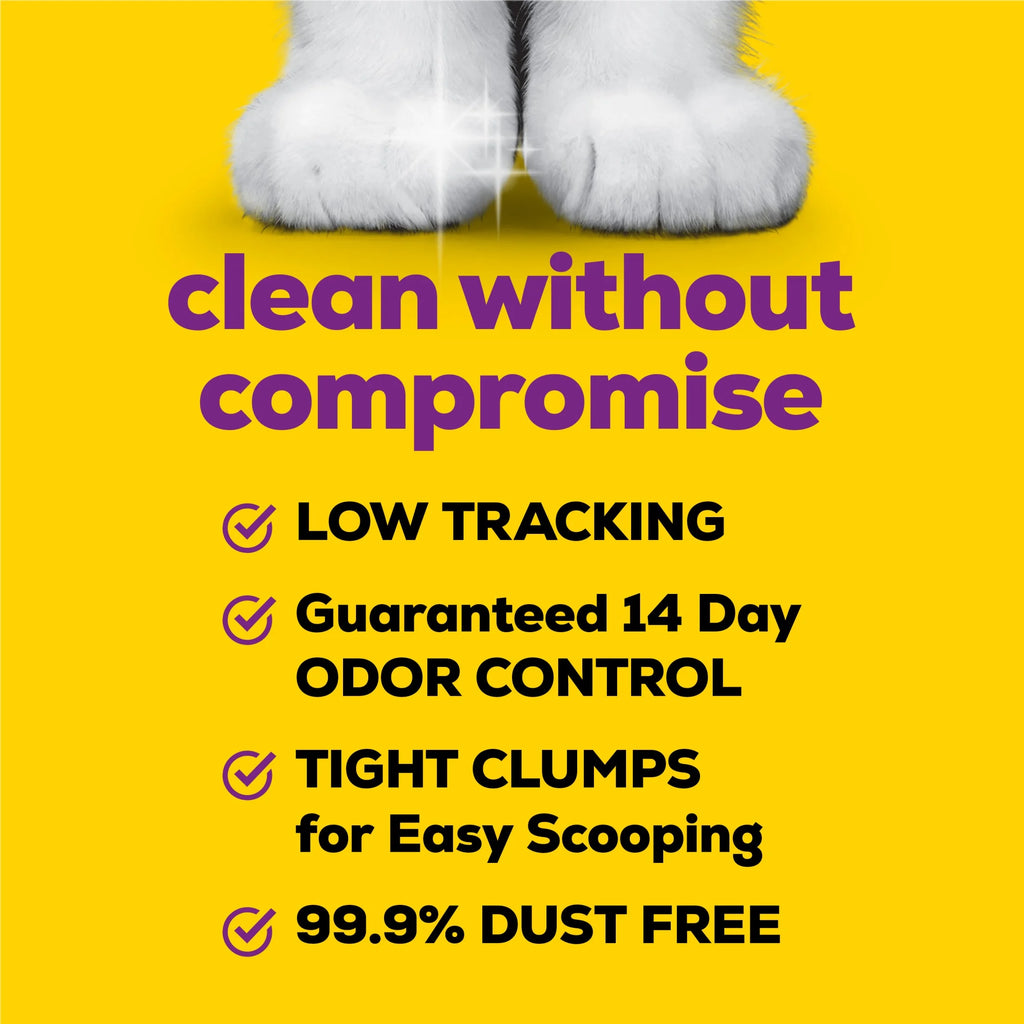 Purina  Tidy Feet Clumping Cat Litter, Low Dust, 24/7 Odor Control, 20 Lb. Jug