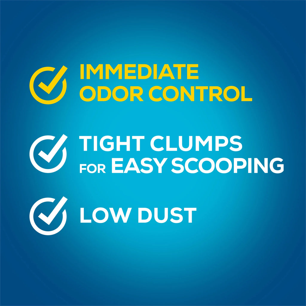 Purina  Instant Action Clumping Cat Litter, Natural, Low Dust, Odor Control, 14 Lb. Jug